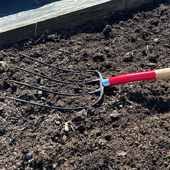 Razor-Back Forged 4-Tine Manure Fork 3 Razor-Back Forged 4-Tine Manure Fork - Image 3