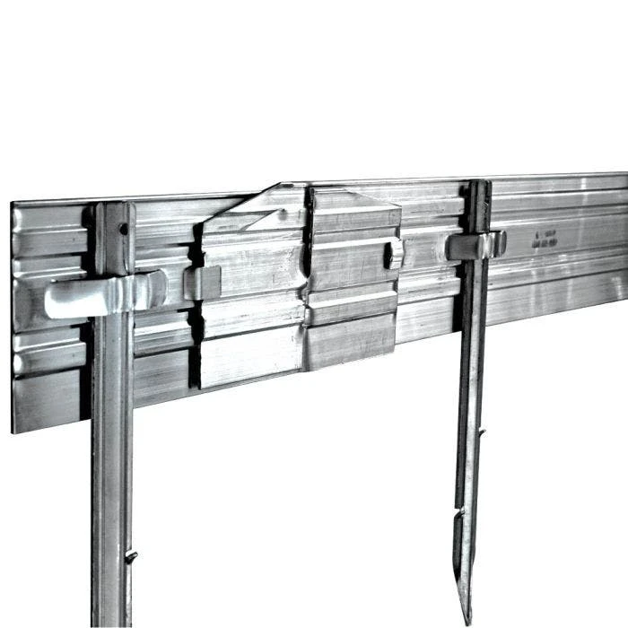 Permaloc Cleanline Aluminum Landscape Edging Mill Finish - 240' Kit (15 16' Sections, Includes 75 Stakes) 1 Permaloc Cleanline Aluminum Landscape Edging Mill Finish - 240' Kit (15 16' Sections, Includes 75 Stakes)