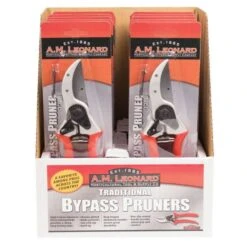 Leonard Traditional Bypass Pruner Display Box With 12 Pruners