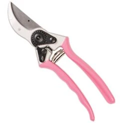 Pink Leonard Traditional Bypass Pruners, 1-Inch Cutting Capacity