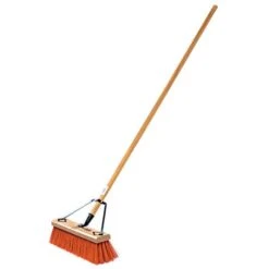 Leonard 18-Inch Heavy-Duty Push Broom With Hardwood Handle 5 Leonard 18-Inch Heavy-Duty Push Broom With Hardwood Handle -Garden Store 1318 2