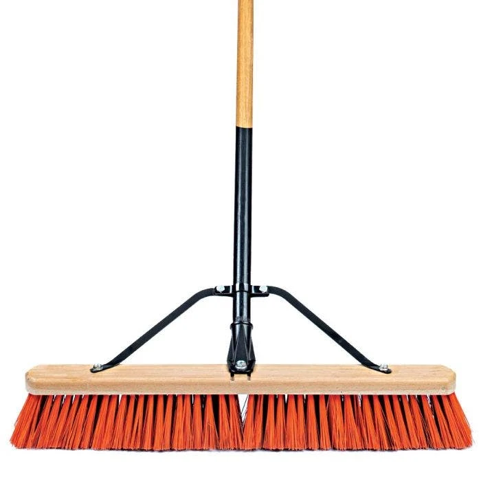 Leonard Dual-Bristle Push Broom, 24-Inch Wide Block 2 Leonard Dual-Bristle Push Broom, 24-Inch Wide Block - Image 2