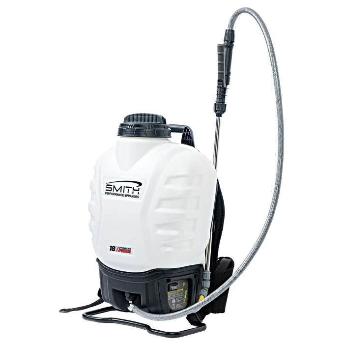 SMITH VARIABLE FLOW 18V BATTERY BACKPACK SPRAYER 4 GALLON 1 SMITH VARIABLE FLOW 18V BATTERY BACKPACK SPRAYER 4 GALLON