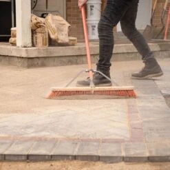 Leonard Dual-Bristle Push Broom, 30-Inch Wide Block With Steel Handle 11 Leonard Dual-Bristle Push Broom, 30-Inch Wide Block With Steel Handle -Garden Store 2630 4