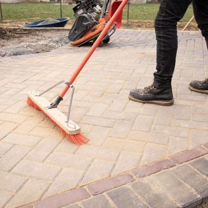 Leonard Dual-Bristle Push Broom, 30-Inch Wide Block With Steel Handle 6 Leonard Dual-Bristle Push Broom, 30-Inch Wide Block With Steel Handle - Image 6