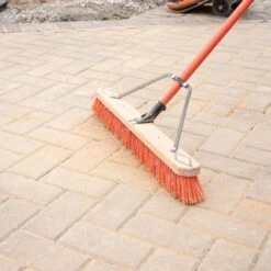 Leonard Dual-Bristle Push Broom, 30-Inch Wide Block With Steel Handle 13 Leonard Dual-Bristle Push Broom, 30-Inch Wide Block With Steel Handle -Garden Store 2630 6