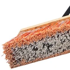 Leonard Fine-Bristle Push Broom, 24-Inch Wide Block With Steel Handle -Garden Store 2824 3