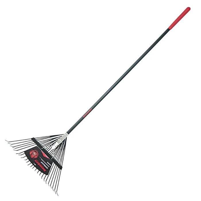 Razor Back Steel Leaf Rake With Fiberglass Handle 1 Razor Back Steel Leaf Rake With Fiberglass Handle