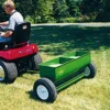 Gandy Towable Drop Spreader With 225lb Steel Hopper And Pneumatic Tires