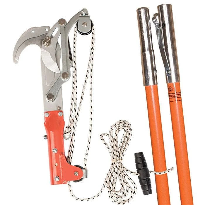 Leonard Pole Pruner Kit With Orange Fiberglass Poles, Saw Not Included 1 Leonard Pole Pruner Kit With Orange Fiberglass Poles, Saw Not Included