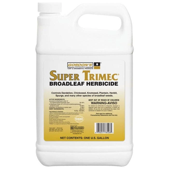 Super Trimec Post-Emergent Broadleaf Herbicide For Turf, 1 Gallon 1 Super Trimec Post-Emergent Broadleaf Herbicide For Turf, 1 Gallon