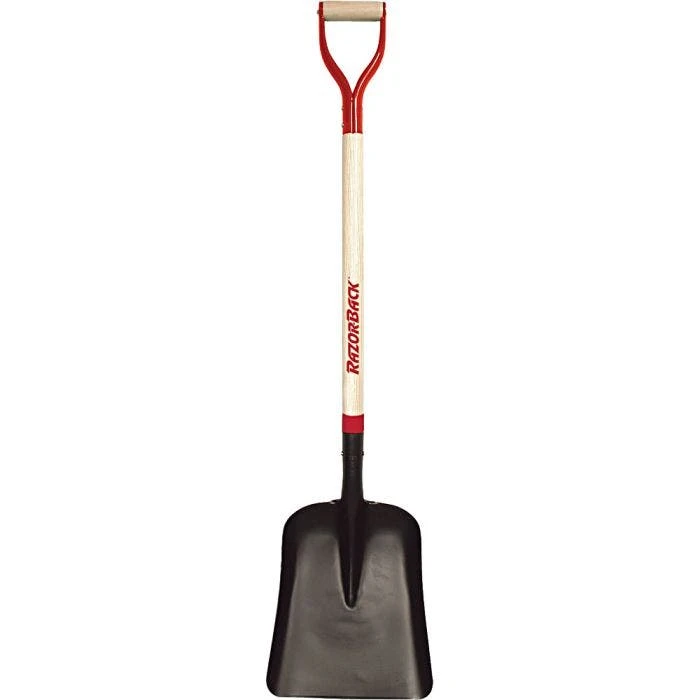 Razor-Back® General-Purpose #2 Steel Scoop, D-Grip Handle 1 Razor-Back® General-Purpose #2 Steel Scoop, D-Grip Handle
