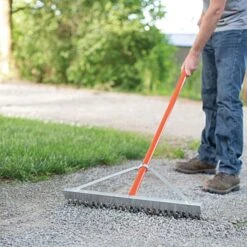 Leonard Aluminum Lawn Rake 24in Wide -Garden Store al246 3 1