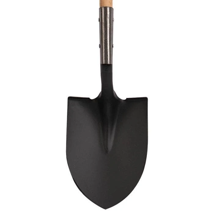 Leonard Round Point Closed Back Shovel With D Grip Handle 2 Leonard Round Point Closed Back Shovel With D Grip Handle - Image 2