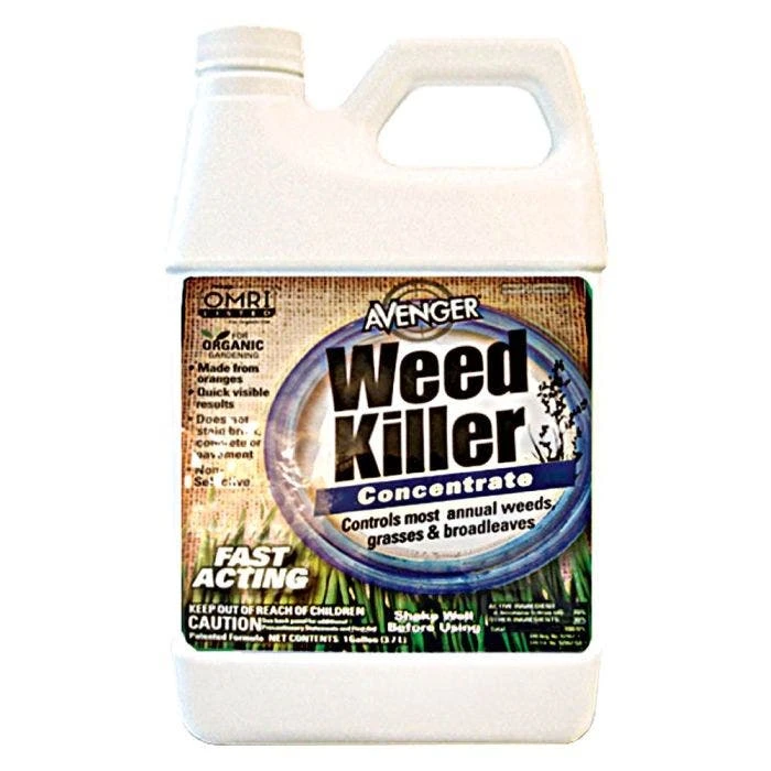 Avenger Ag Non-Selective, Post-Emergent Organic Herbicide - 1 Gallon 1 Avenger Ag Non-Selective, Post-Emergent Organic Herbicide - 1 Gallon