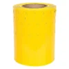 Slip 'N Lock 1-Inch X 9-Inch Perforated Thermal Transfer Labels With Loop Lock, Yellow