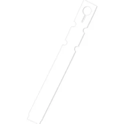 Slip 'N Lock 1/2-Inch X 7-Inch Thermal Transfer Labels With Loop Lock, White