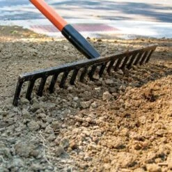 Leonard Forged Straight Rake With Tuff-Strong Handle -Garden Store fs16 2 1