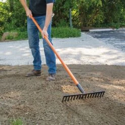 Leonard Forged Straight Rake With Tuff-Strong Handle -Garden Store fs16 5