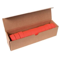 Glo-Orange Fluorescent Tagging Tape, Box Of 12 Rolls