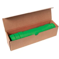 Glo-Green Fluorescent Tagging Tape, Box Of 12 Rolls