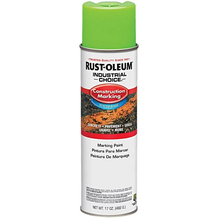 Rust-Oleum Industrial Choice M1400 Construction Marking Paint, Green 1 Rust-Oleum Industrial Choice M1400 Construction Marking Paint, Green