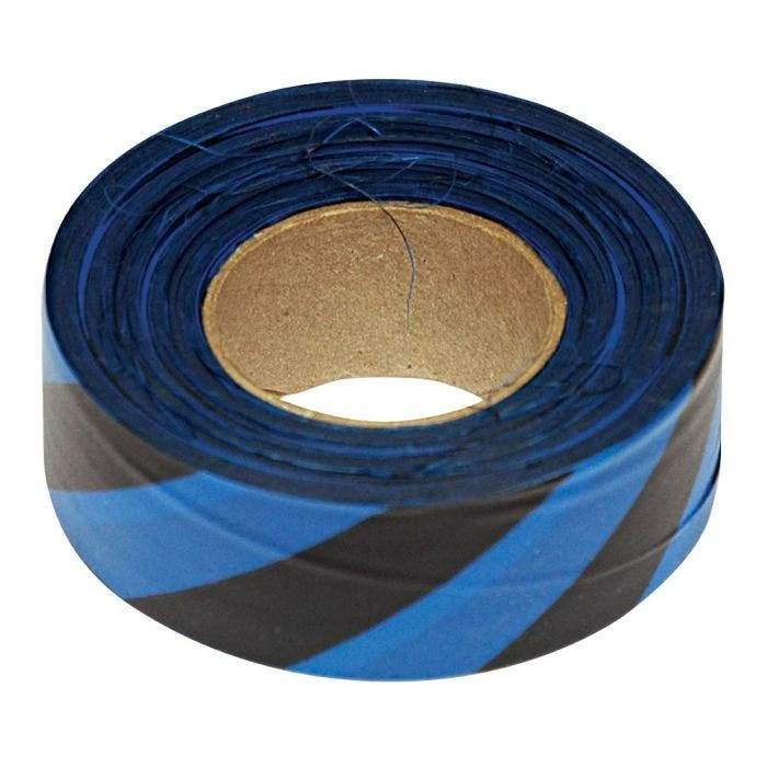 Blue And Black Candy Stripe Tagging Tape, Box Of 12 Rolls 2 Blue And Black Candy Stripe Tagging Tape, Box Of 12 Rolls - Image 2