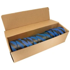 Blue And Black Candy Stripe Tagging Tape, Box Of 12 Rolls