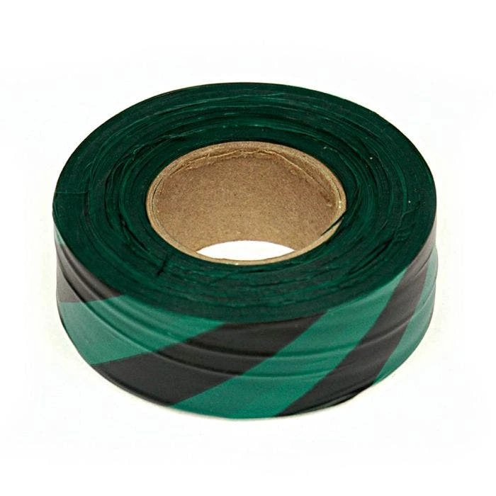 Green And Black Candy Stripe Tagging Tape, Box Of 12 Rolls 2 Green And Black Candy Stripe Tagging Tape, Box Of 12 Rolls - Image 2