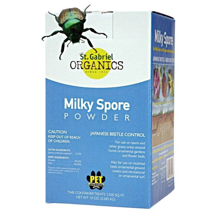 Milky Spore Powder For Organic Lawn Grub Control, 10 Oz. 1 Milky Spore Powder For Organic Lawn Grub Control, 10 Oz.