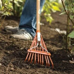 Leonard Narrow Shrub Rake, 54in Handle 7 Leonard Narrow Shrub Rake, 54in Handle -Garden Store msr 208 2