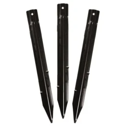 Permaloc Set Of Six 8-foot Long Sections - Black Anodized Finish -Garden Store pba8 stakes
