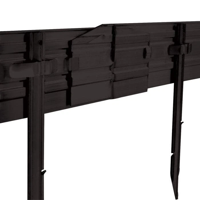 Permaloc Set Of Six 8-foot Long Sections - Black DuraFlex, Baked-On Finish 2 Permaloc Set Of Six 8-foot Long Sections - Black DuraFlex, Baked-On Finish - Image 2