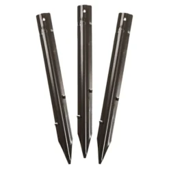 Permaloc Set Of Six 8-foot Long Sections - Black DuraFlex, Baked-On Finish 7 Permaloc Set Of Six 8-foot Long Sections - Black DuraFlex, Baked-On Finish -Garden Store pbdf8 stakes