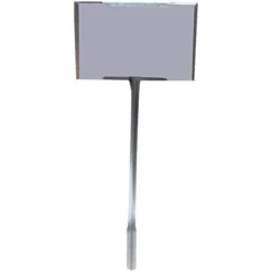 Vinyl Card For Steel Sign Holder Blank White 11in X 7in -Garden Store pc117 2 1