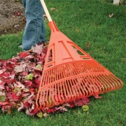 Leonard Poly Lawn Rake With American Ash Handle, 30-Inch Head -Garden Store pr30u 2