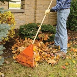 Leonard 18in Poly Rake, 54in Handle -Garden Store prc18 3 1