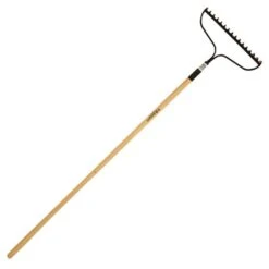 Leonard Bow Rake With Forged Steel Head And Ash Handle -Garden Store r16 3 1