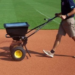 Spyker Ergo-Pro Spreader 80lb With Powder Coated Frame -Garden Store spy80 1p live baseball 1