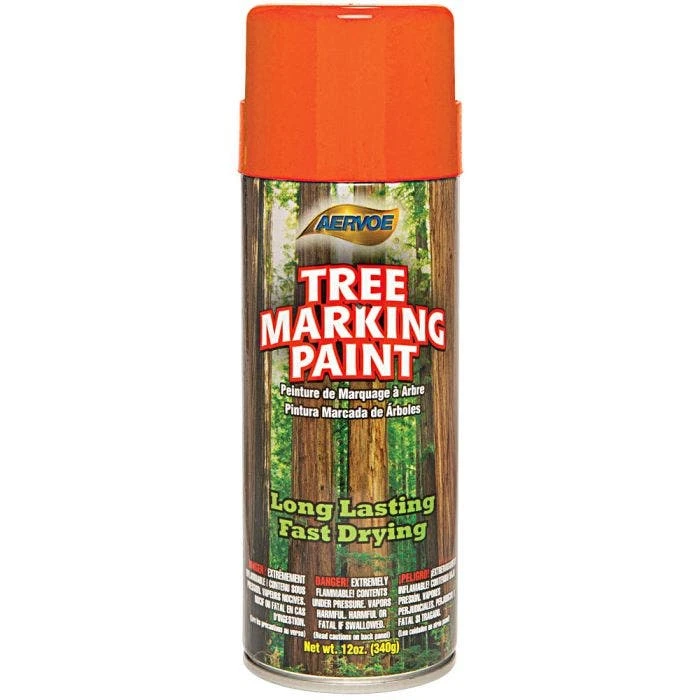Aervo Tree Marking Paint 12oz. Glo Orange 1 Aervo Tree Marking Paint 12oz. Glo Orange