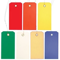 Prewired Vinyl Shipping Tags